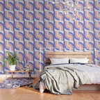 Double Rainbow in Very Peri Wallpaper Gallery Image 3