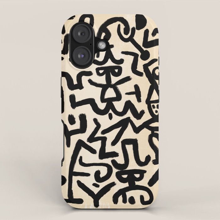 Klee's Comedians Handbill iPhone Case Gallery Image 1