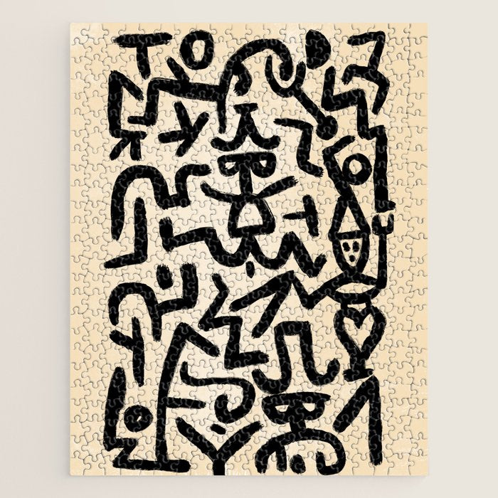 Klee's Comedians Handbill Jigsaw Puzzle Gallery Image 1
