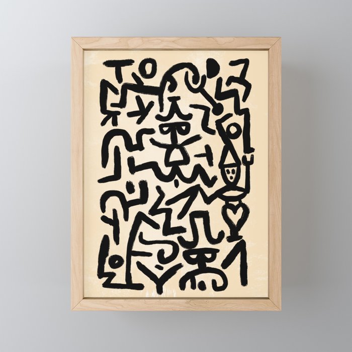 Klee's Comedians Handbill Mini Art Print Gallery Image 1