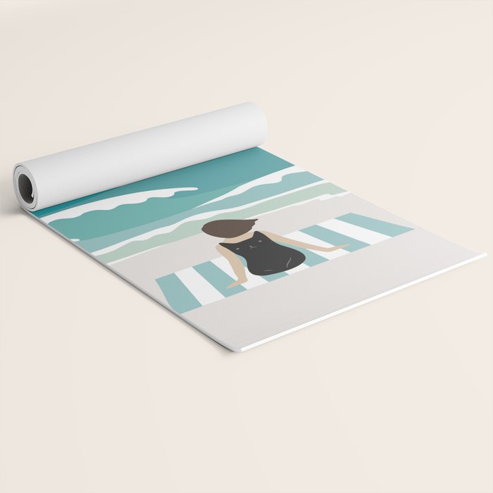 Cat Landscape 62 Yoga Mat Gallery Image 2