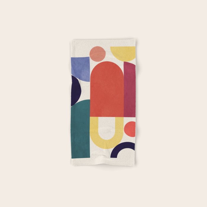 Abstract Shapes 56 Bath Towel Gallery Image 1