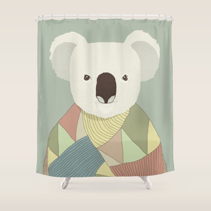 Whimsical Koala II Shower Curtain Gallery Image 1