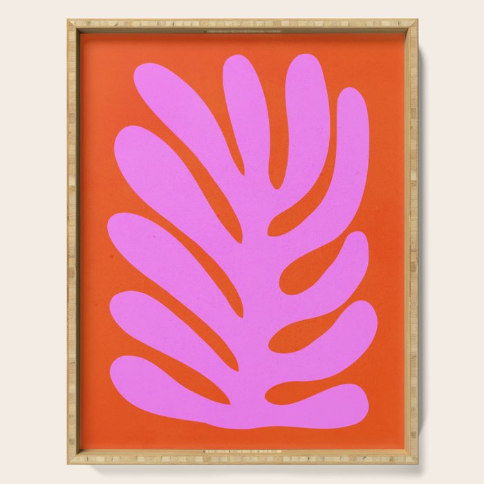 Flamingo & Orioles: Matisse Paper Cutouts 10 Serving Tray Gallery Image 1
