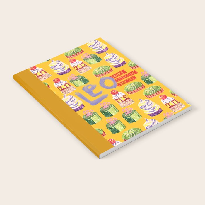 Leo Birthday Treats in Orange | Zodiac Series Notebook Gallery Image 1
