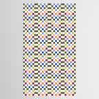 Colorful Mod Checkerboard Tablecloth Gallery Image 2