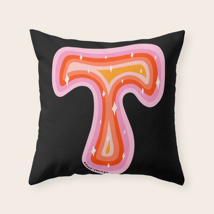 Rainbow T Throw Pillow Gallery Image 6