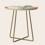 Modern Abstract Art Plant 3 Side Table Gallery Image 1