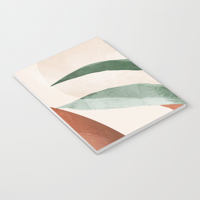 Modern Abstract Art Plant 3 Notebook Gallery Image 3