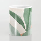 Modern Abstract Art Plant 3 Coffee Mug Gallery Image 4