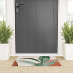 Modern Abstract Art Plant 3 Welcome Mat Gallery Image 3