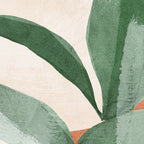 Modern Abstract Art Plant 3 Coffee Mug Gallery Image 2