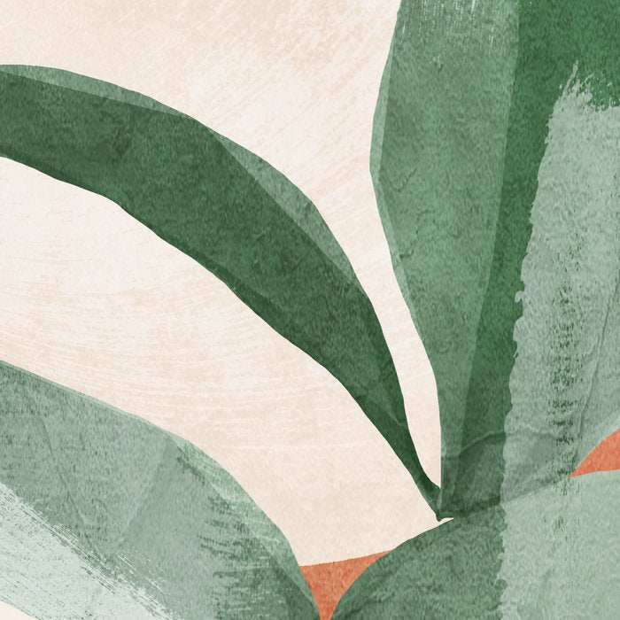 Modern Abstract Art Plant 3 Coffee Mug Gallery Image 2