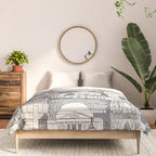 Washington DC toile gray Comforter Gallery Image 3