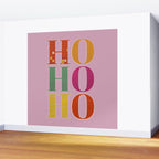 HO HO HO Festive Letters Wall Mural Gallery Image 2