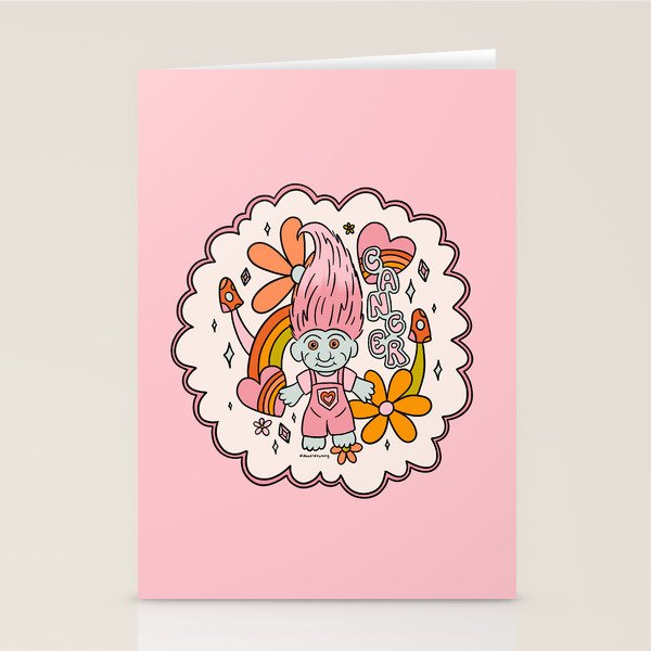 Cancer Troll Stationery Card Gallery Image 2