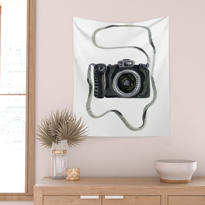 Camera Wall Tapestry Gallery Image 2