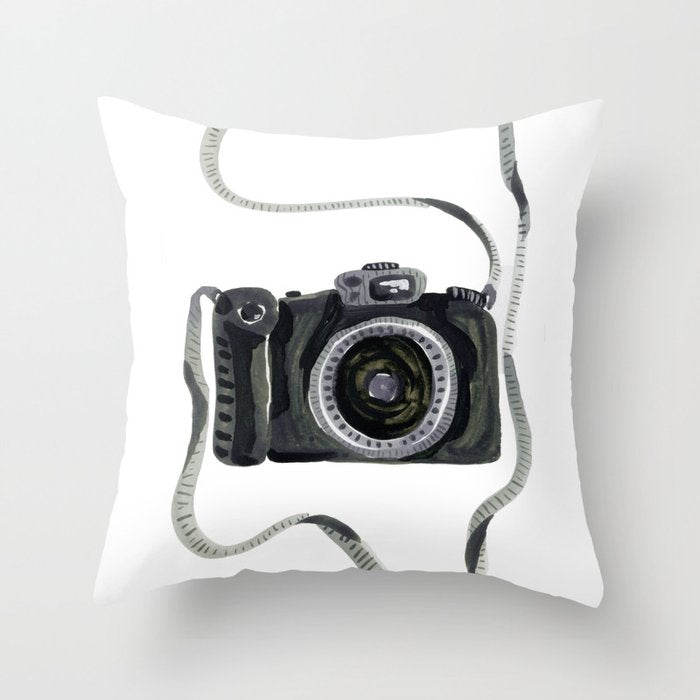 Camera Throw Pillow Gallery Image 1