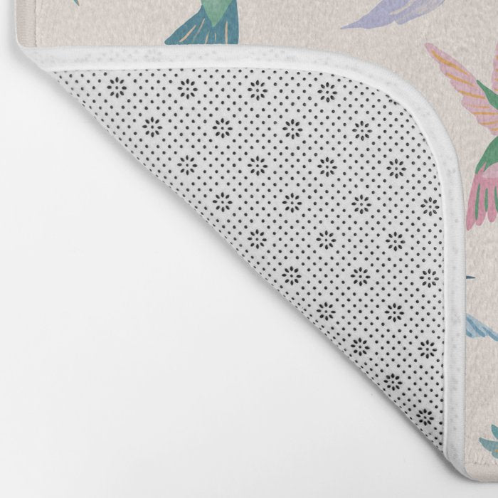 Hummingbirds Bath Mat Gallery Image 2