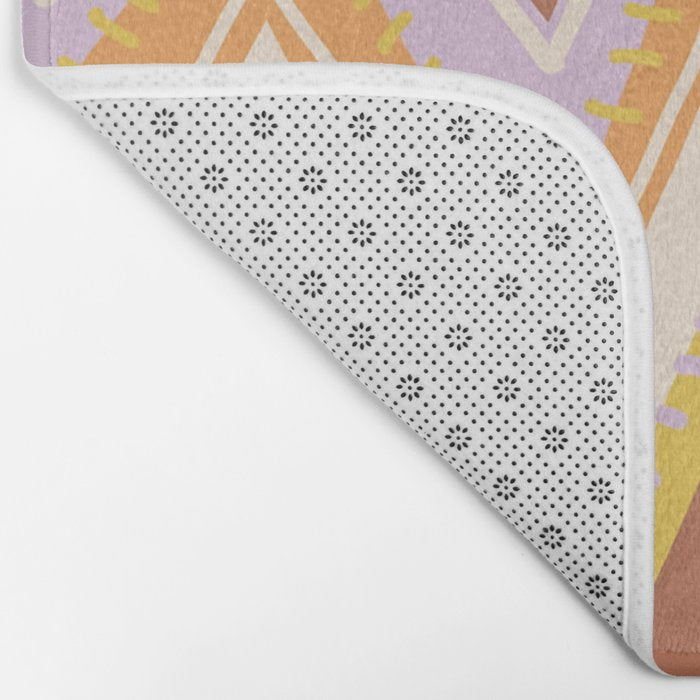 Happy zigzag Bath Mat Gallery Image 2