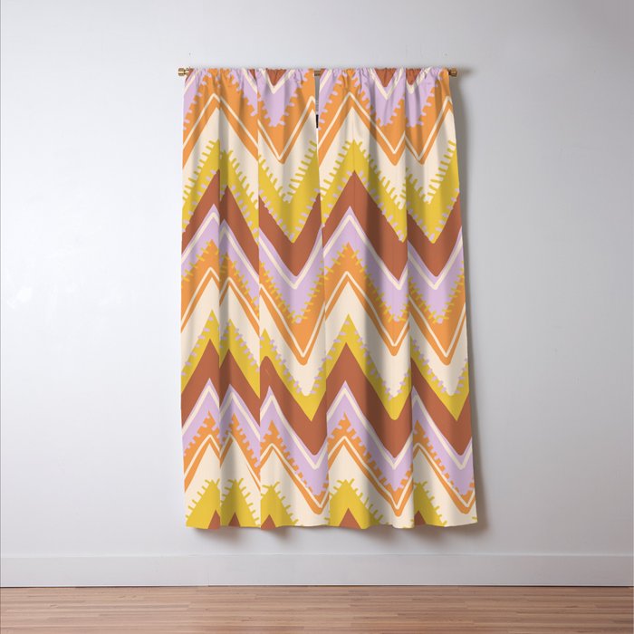 Happy zigzag Window Curtain Gallery Image 3