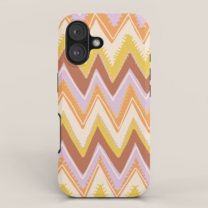 Happy zigzag iPhone Case Gallery Image 1