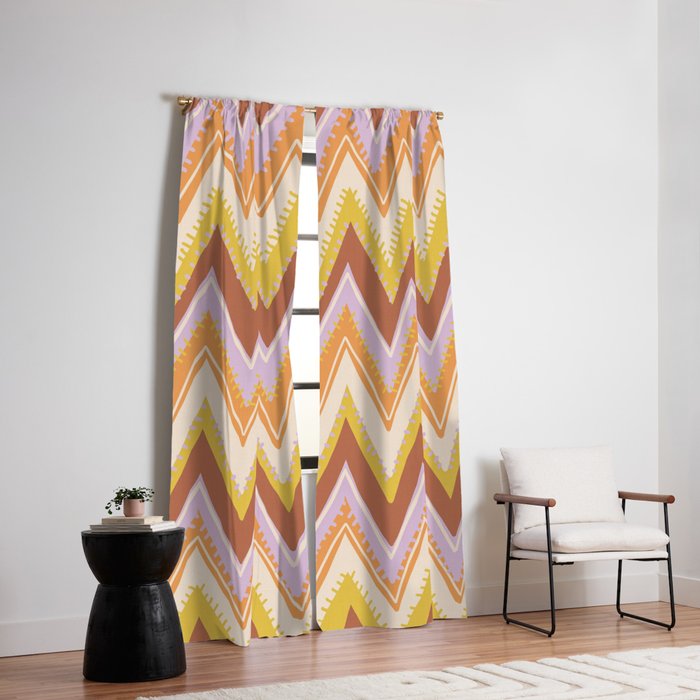 Happy zigzag Window Curtain Gallery Image 2
