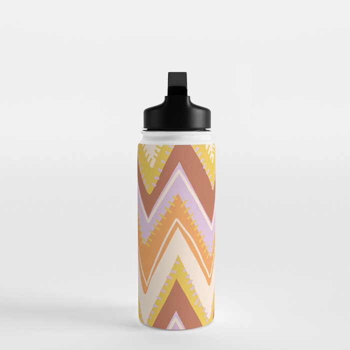 Happy zigzag Water Bottle Gallery Image 3