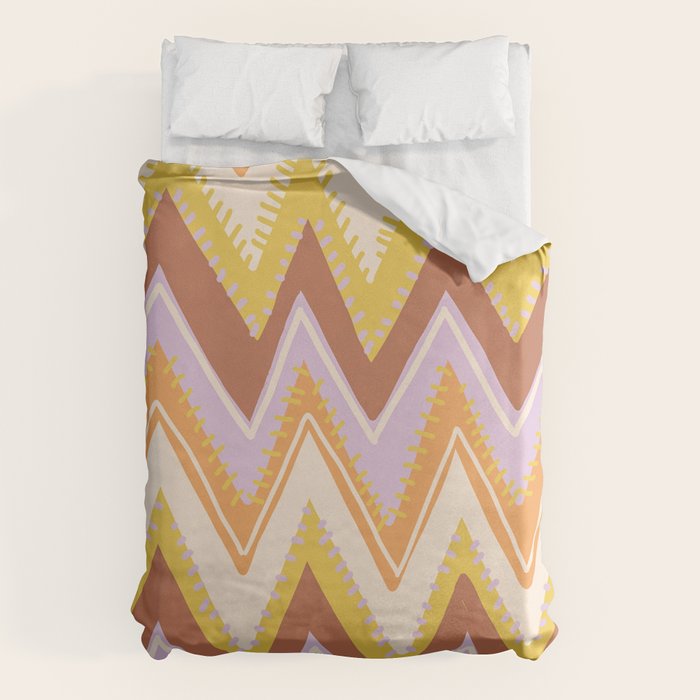 Happy zigzag Duvet Cover Gallery Image 6