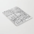 Houston White Map Notebook Gallery Image 3