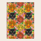 Maximalist Jungle Tiger Cheetah Leopard and Jaguar Poster Gallery Image 4