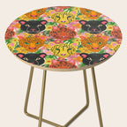 Maximalist Jungle Tiger Cheetah Leopard and Jaguar Side Table Gallery Image 2