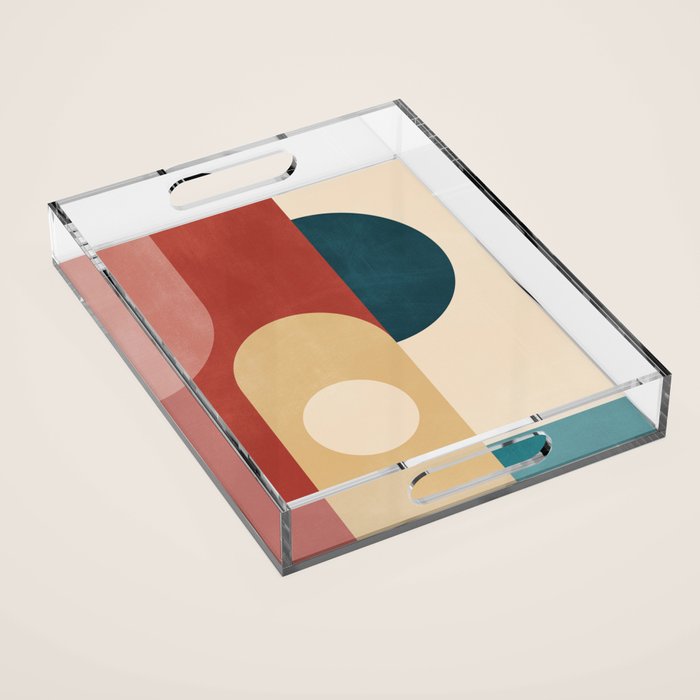 Geometric Shapes 84 Acrylic Tray Gallery Image 1