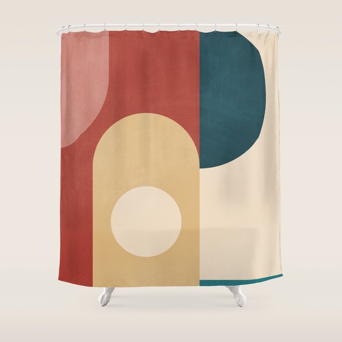 Geometric Shapes 84 Shower Curtain Gallery Image 1