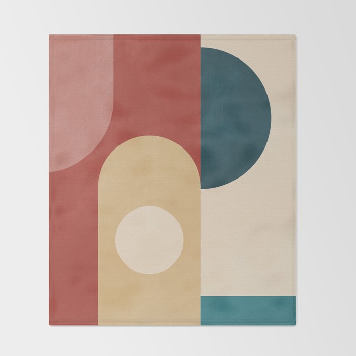 Geometric Shapes 84 Throw Blanket Gallery Image 2