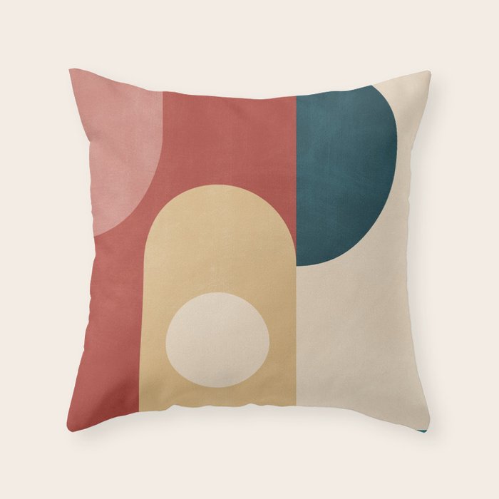 Geometric Shapes 84 Throw Pillow Gallery Image 1