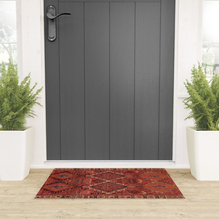 Oriental Bohemian Style Design Welcome Mat Gallery Image 3