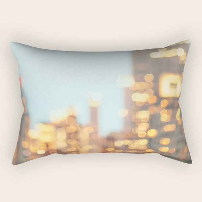 Empire State Night Lights Rectangular Pillow Gallery Image 2