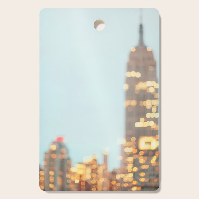 Empire State Night Lights Cutting Board Gallery Image 1