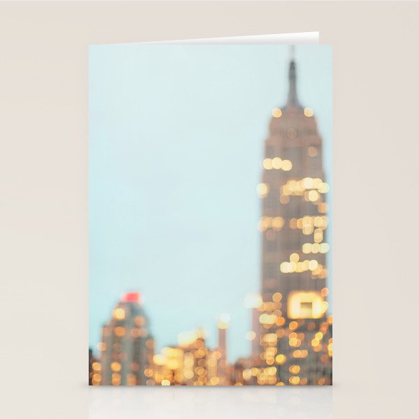 Empire State Night Lights Stationery Card Gallery Image 2