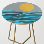 The ocean, waves and sun Side Table Gallery Image 2