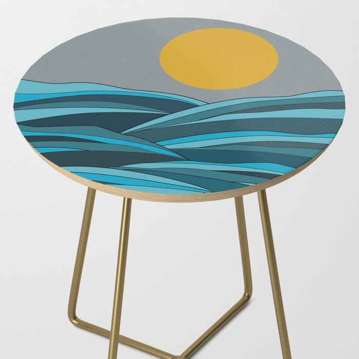 The ocean, waves and sun Side Table Gallery Image 2