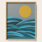 The ocean, waves and sun Serving Tray Gallery Image 1