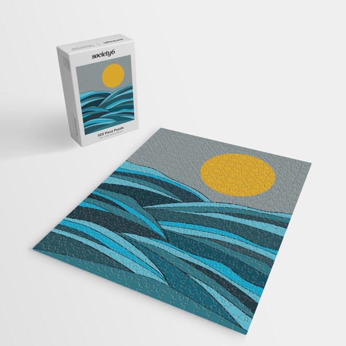 The ocean, waves and sun Jigsaw Puzzle Gallery Image 2