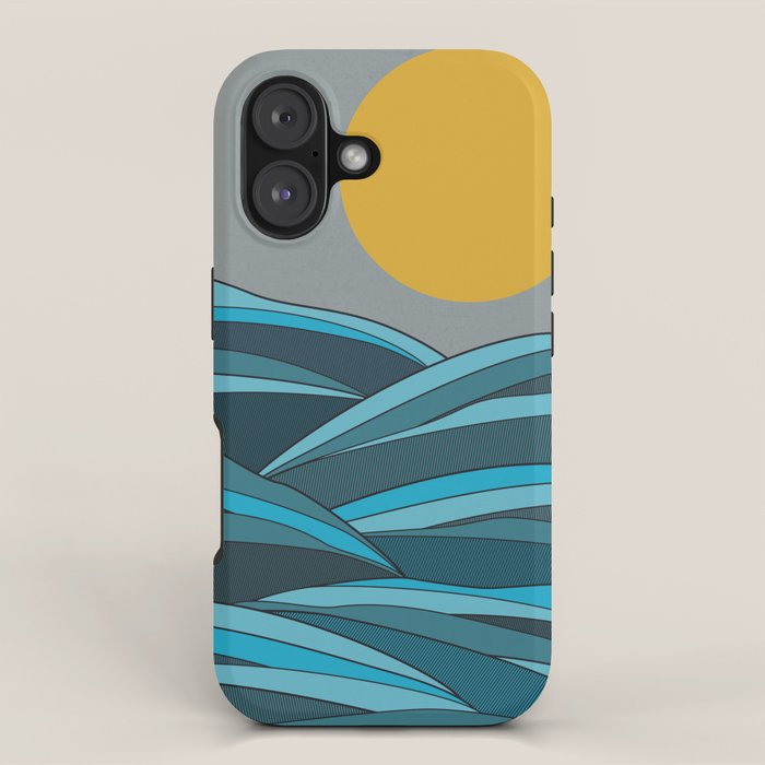 The ocean, waves and sun iPhone Case Gallery Image 1