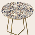Moody Blooms Dark Neutral Side Table Gallery Image 2