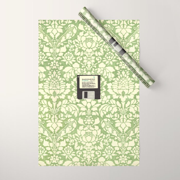 3 1/2 Inch Floppy Disk Wrapping Paper Gallery Image 1