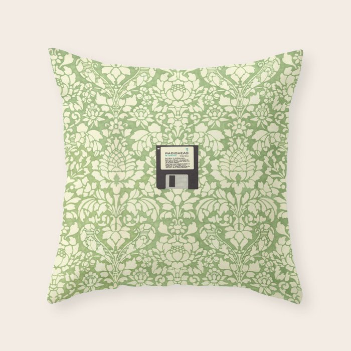 3 1/2 Inch Floppy Disk Throw Pillow Gallery Image 1