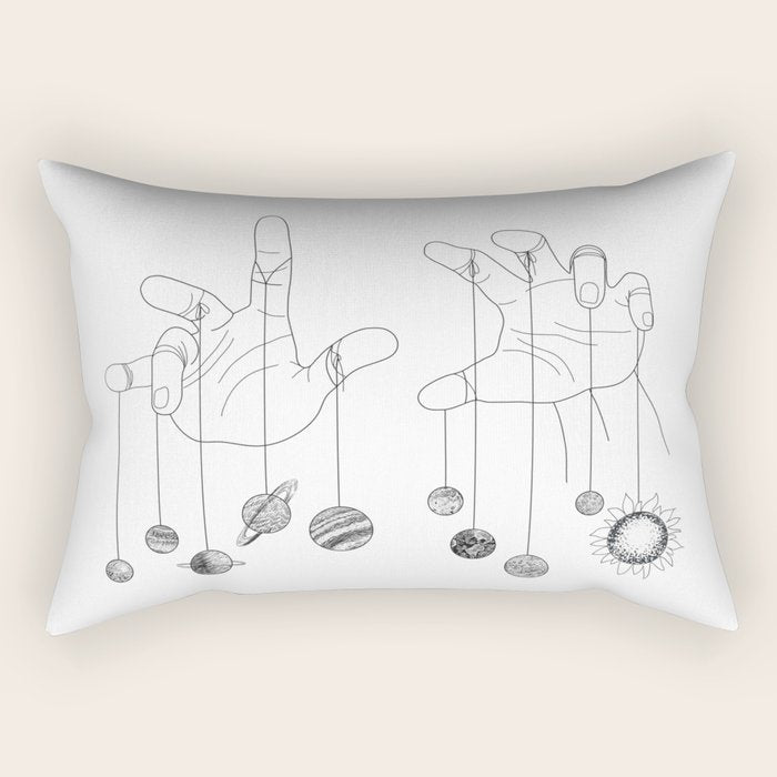 Solar System II Rectangular Pillow Gallery Image 1