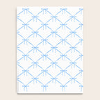 Bows & Ribbons Pattern VII Baby Blue Notebook Gallery Image 4